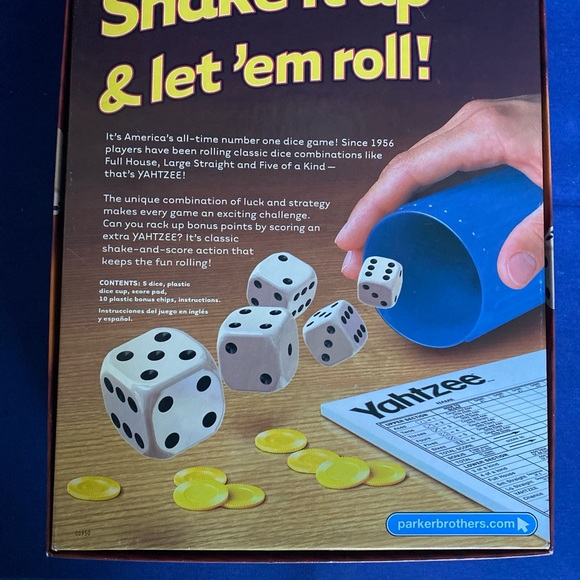 Yahtzee Classic Dice Game (2005) From Parker Brothers - Complete Set - Picture 8 of 8